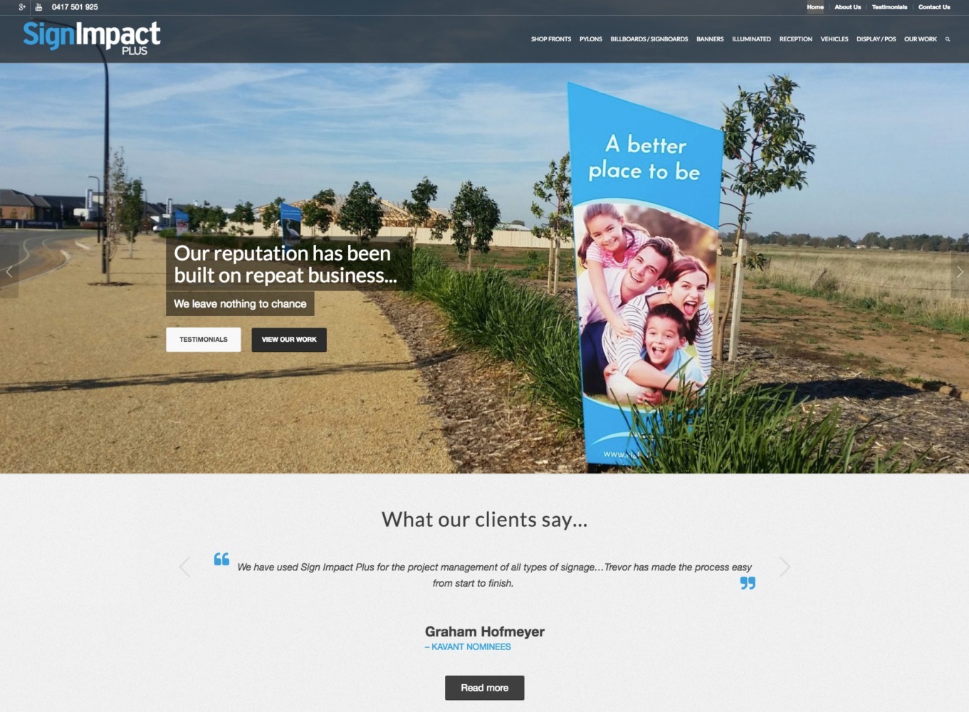 Sign Impact Plus